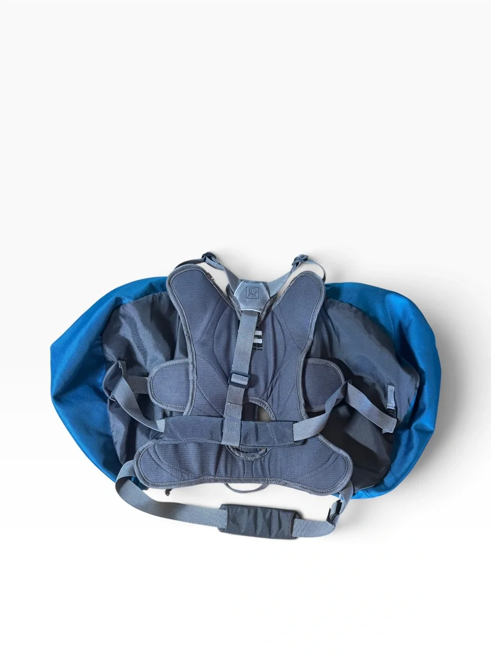 Ruffwear Approach Pack Dog Hiking Gear Dual Saddlebags Harness Blue Size Medium